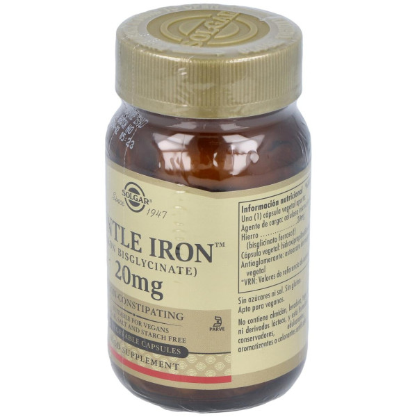 Hierro Gentletm Hierro Bisglicinato 90 Cápsulas Vegetales