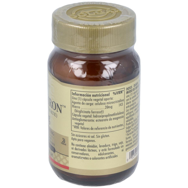 Hierro Gentletm Hierro Bisglicinato 90 Cápsulas Vegetales