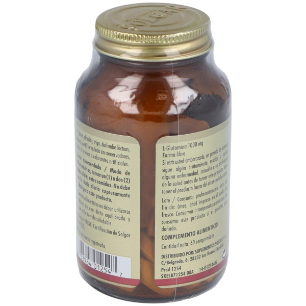 L-Glutamina 1.000 Mg 60 Comprimidos