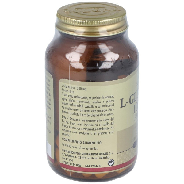 L-Glutamina 1.000 Mg 60 Comprimidos