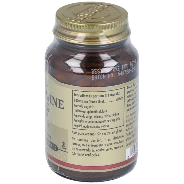 Solgar L-Glutamina 500Mg 50Vcaps