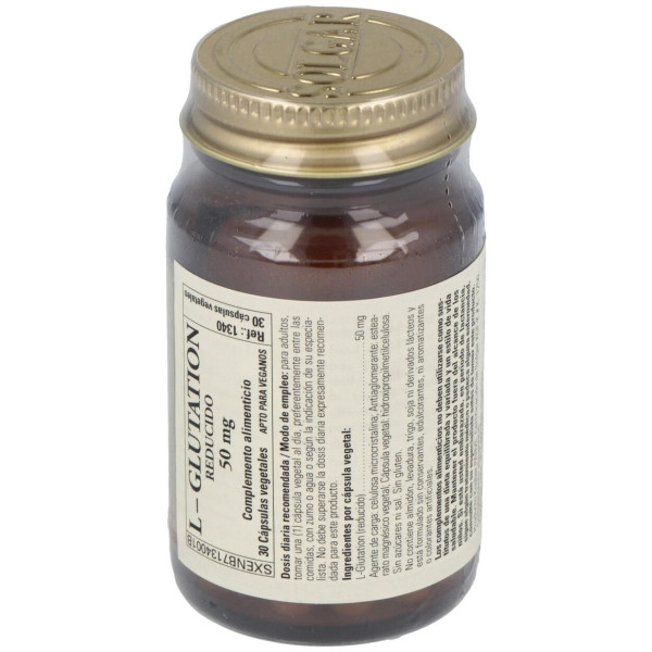 L-Glutation 50Mg. 30Vegicaps