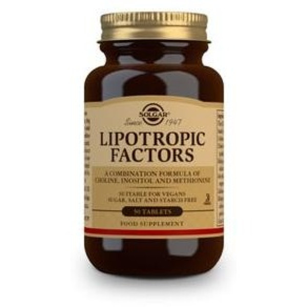 Factores Lipotropicos 50Comp Solgar