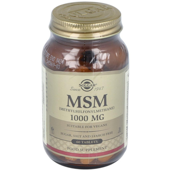 Msm (Metilsulfonilmetano) 1000Mg. 60Comp.