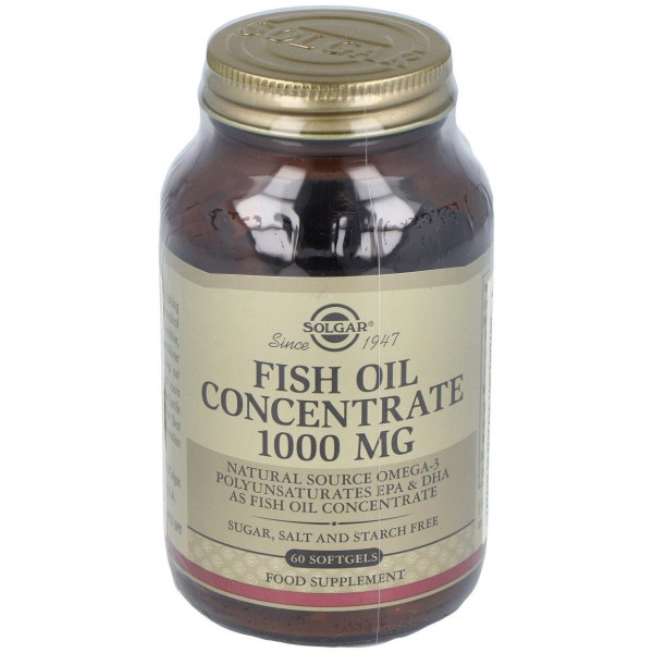 Solgar Aceite De Pescado Concentrado 1000Mg 60 Perlas