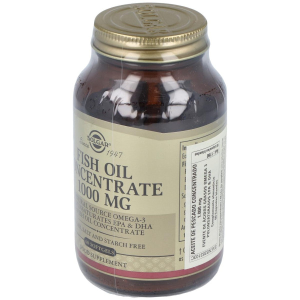 Solgar Aceite De Pescado Concentrado 1000Mg 60 Perlas