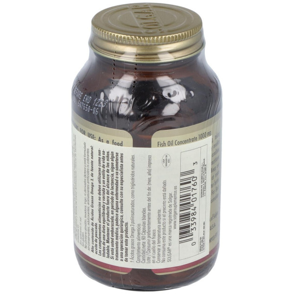 Solgar Aceite De Pescado Concentrado 1000Mg 60 Perlas