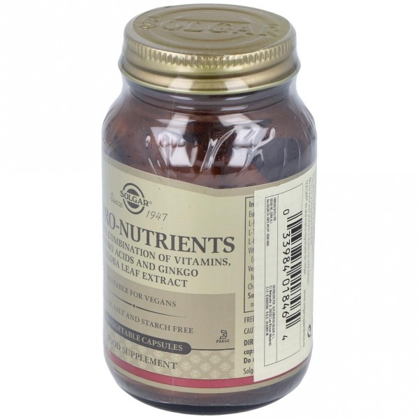 Solgar Neuro Nutrientes 60 Cápsulas