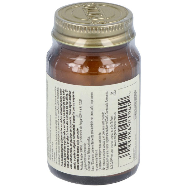 Solgar Folato Como Metafolin 400Mcg 50Comp