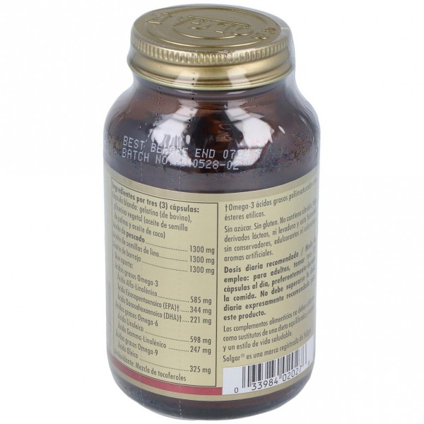 Solgar Omega 3 6 9 60 Cápsulas