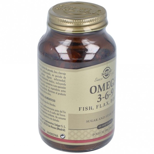 Solgar Omega 3 6 9 60 Cápsulas