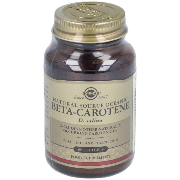 Solgar Beta-Caroteno Oceanico 7Mg 60 Cápsulas