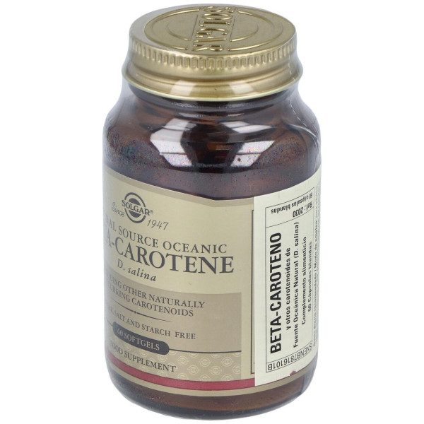 Solgar Beta-Caroteno Oceanico 7Mg 60 Cápsulas