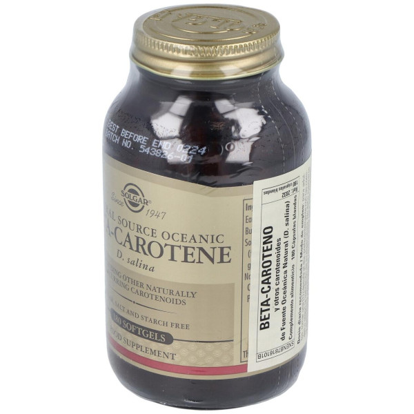 Solgar Beta-Caroteno 100% 7Mg 180 Cápsulas