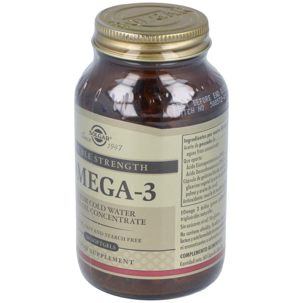 Omega 3 Alta Concentracion Double Strength 60Perla