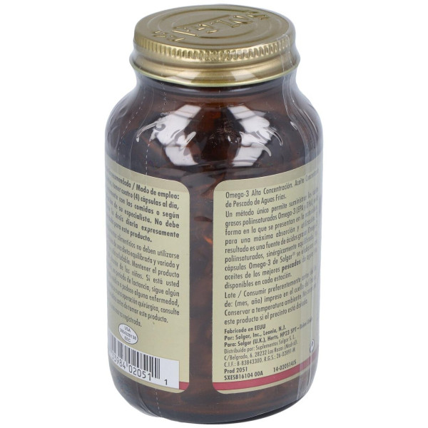 Omega 3 Alta Concentracion Double Strength 60Perla