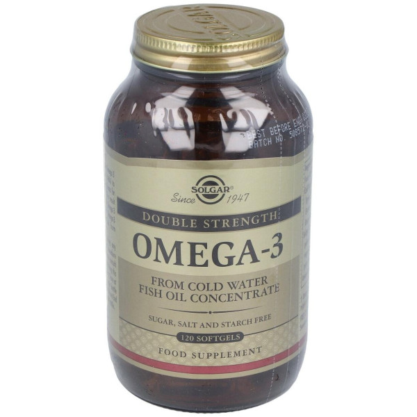 Solgar Omega 3 Alta Concentración Doble Fuerza 120Caps