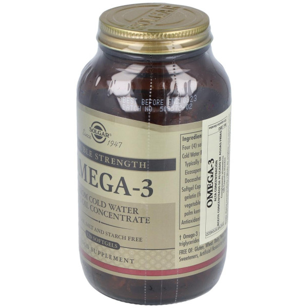 Solgar Omega 3 Alta Concentración Doble Fuerza 120Caps