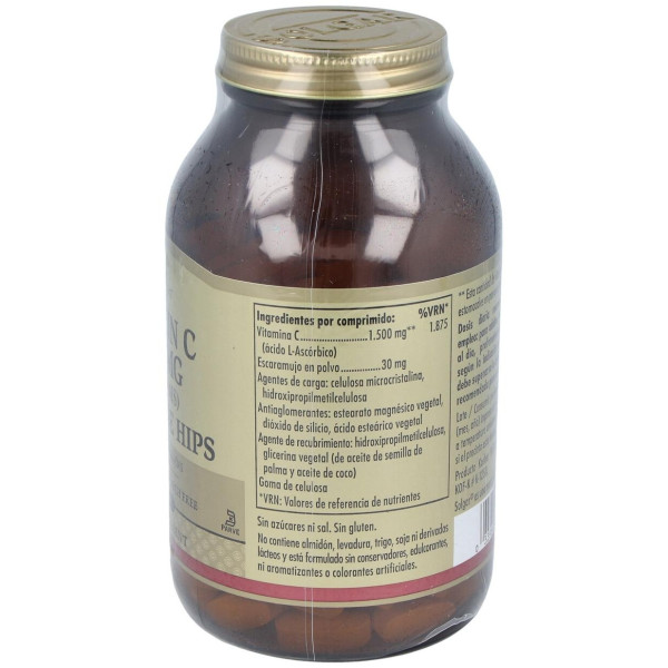 Solgar Rose Hips Vit C 1500Mg 180 Comprimidos