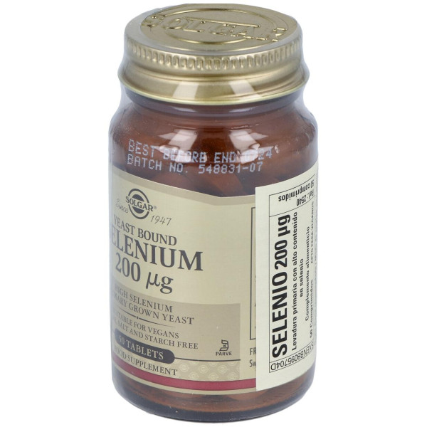 Solgar Selenio 200Mcg En Levadura 50Comp
