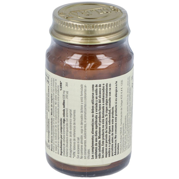 Solgar Selenio 200Mcg En Levadura 50Comp