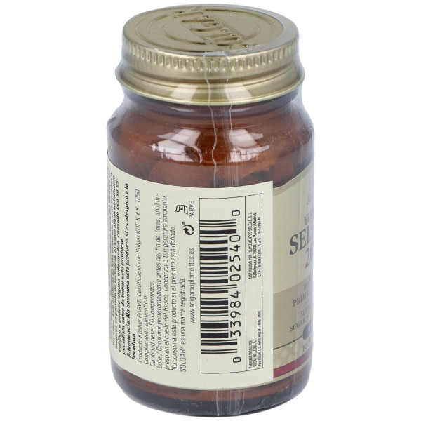 Solgar Selenio 200Mcg En Levadura 50Comp