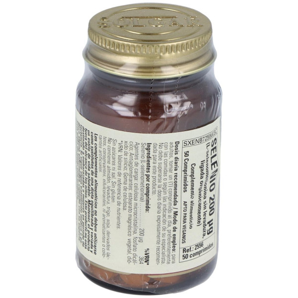 Selenio 200Mcg (Sin Levadura) 50Comp