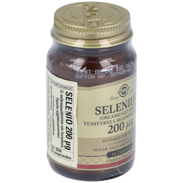 Selenio 200Mcg (Sin Levadura) 50Comp