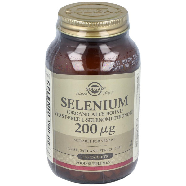 Selenio 200Mcg (Sin Levadura) 250Comp