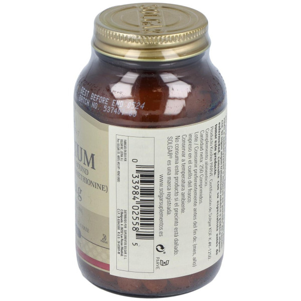 Selenio 200Mcg (Sin Levadura) 250Comp