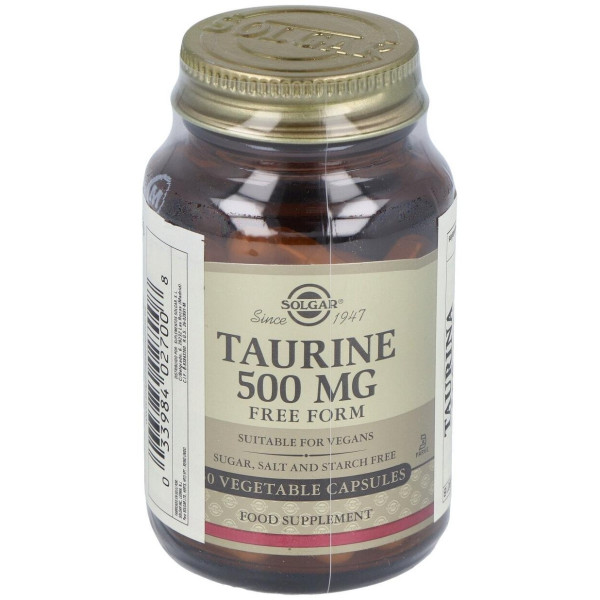Solgar Taurina 500Mg 50Vcaps