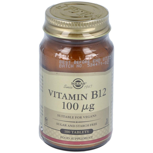 Vitamina B12 100 Μg Cianocobalamina 100 Comprimidos