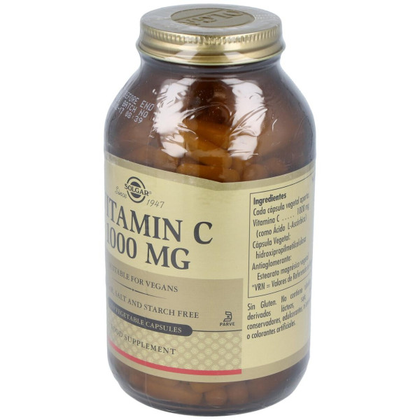 Vitamina C 1000Mg. Cápsulas Vegetales 250 U
