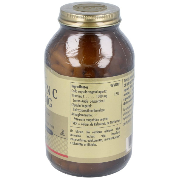 Vitamina C 1000Mg. Cápsulas Vegetales 250 U