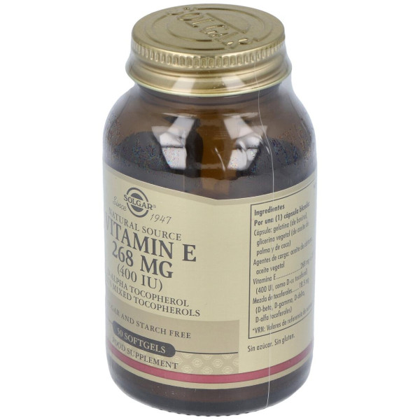 Vitamina E 400Ui (268Mg) 50Cap.Blanda