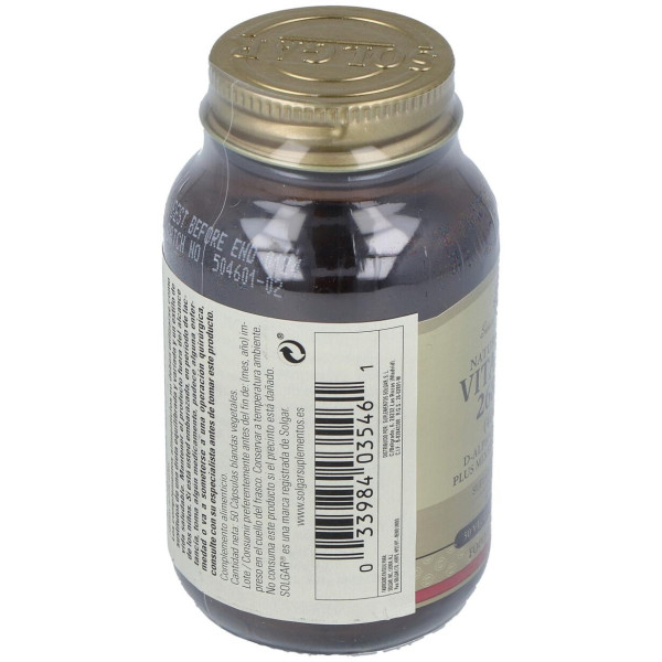 Vitamina E 400Iu (268Mg) 50Cap.Blanda Veg.