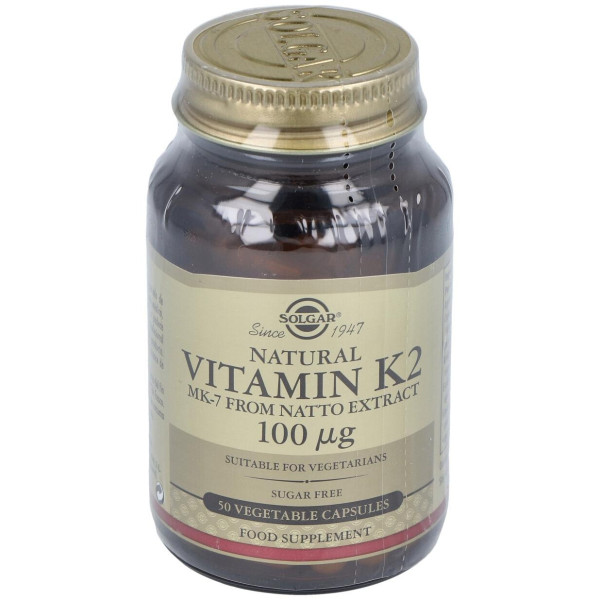 Vitamina K2 100Mcg.(Menaquinona-7) 50Cap.Veg