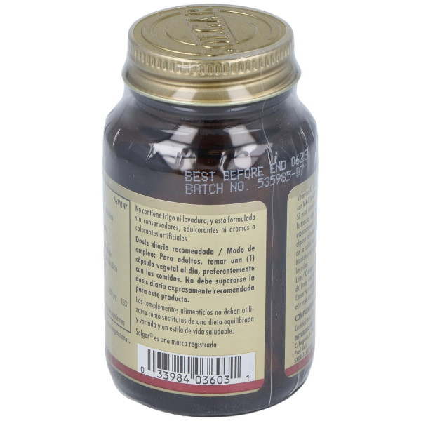 Vitamina K2 100Mcg.(Menaquinona-7) 50Cap.Veg