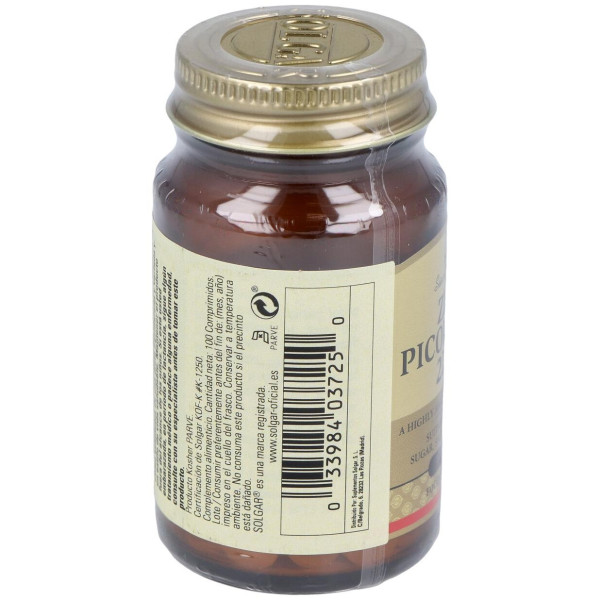 Solgar Piccolinato Zinc 22Mg 100 Comprimidos