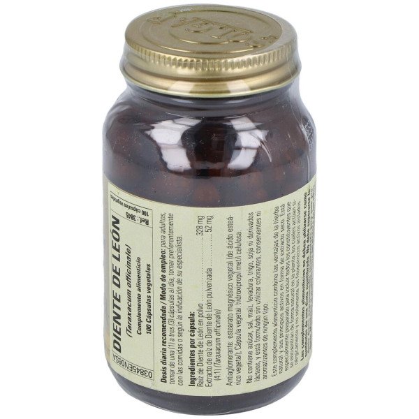 Diente Leon (Dandelion) 520Mg. Fp 100Cap.