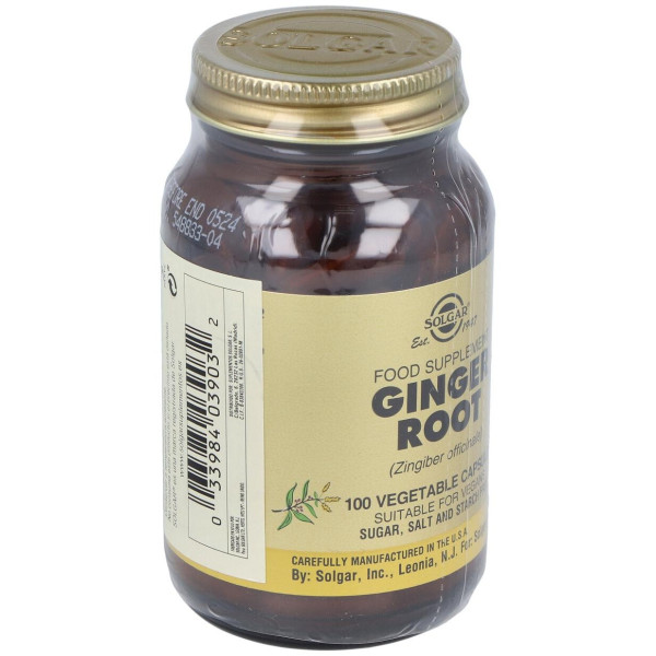 Jengibre (Zingiber Officinali.) 520Mg. Fp 100Cap.