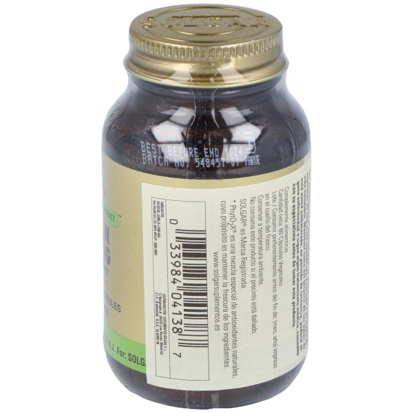 Solgar Ginseng Coreano Extracto De Raíz 60Vcaps