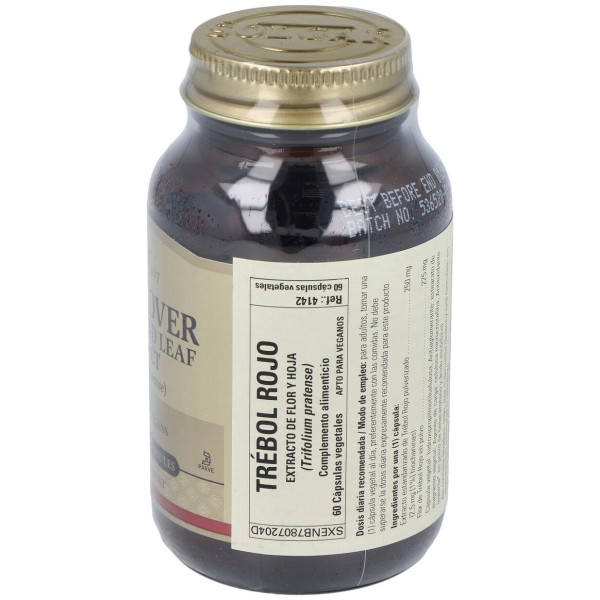 Solgar Trébol Rojo Extracto De Flor Y Hoja 60Vcaps