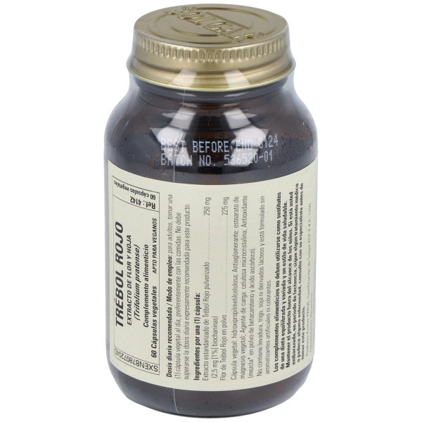 Solgar Trébol Rojo Extracto De Flor Y Hoja 60Vcaps