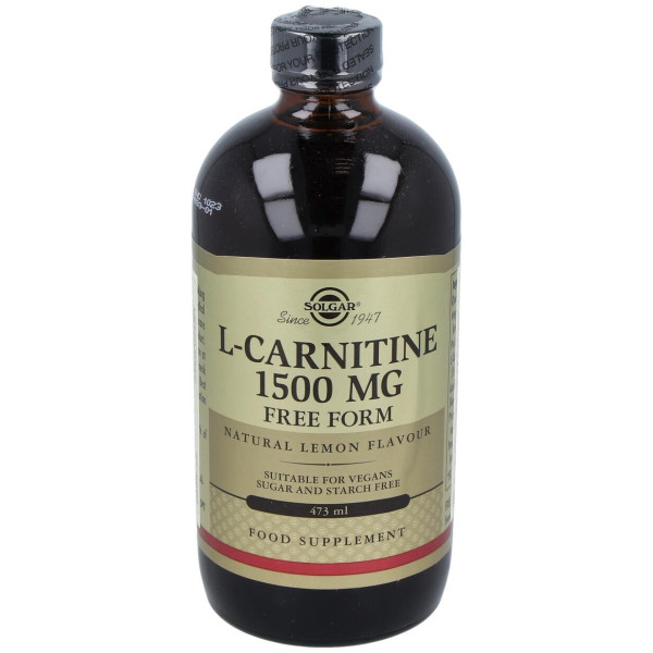 Solgar L-Carnitina Líquida 1500Mg Sabor Limón 473Ml