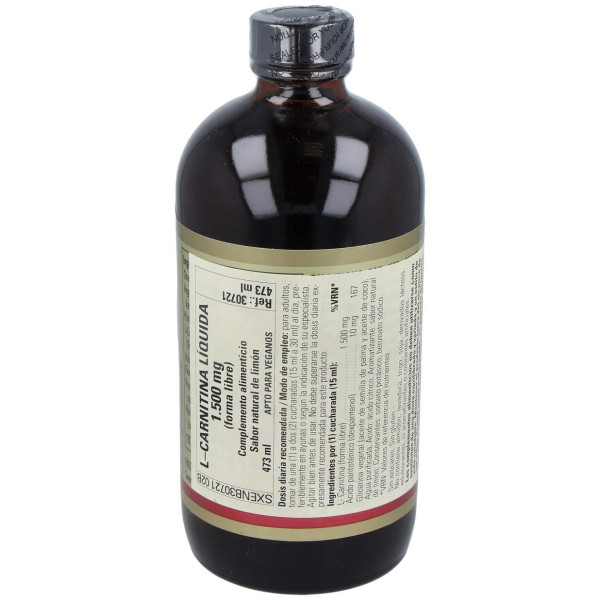 Solgar L-Carnitina Líquida 1500Mg Sabor Limón 473Ml