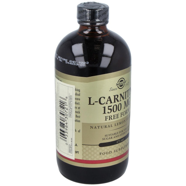 Solgar L-Carnitina Líquida 1500Mg Sabor Limón 473Ml