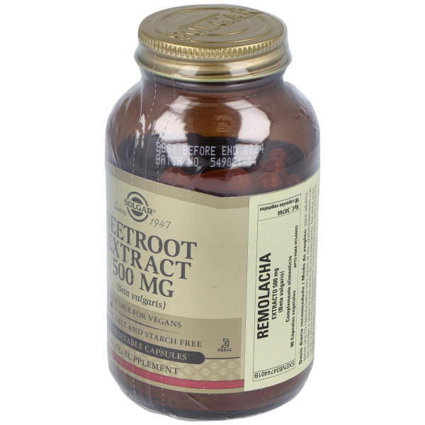 Solgar Remolacha Extracto 500Mg 90Vcaps