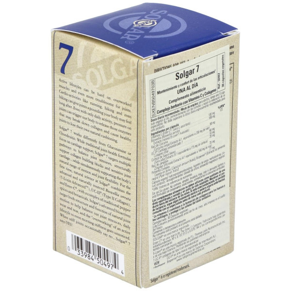 Solgar N7 Joint Support Y Confort Una Al Dia 30Cap