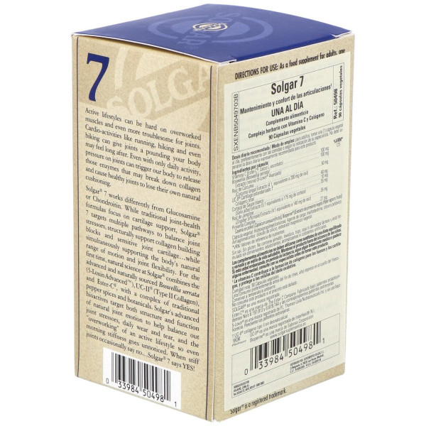 Solgar N7 Joint Support Y Confort Una Al Dia 90Cap